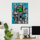 Central Park Poster (Thuiskantoor)