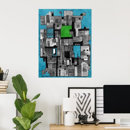 Central Park Poster (Thuiskantoor)