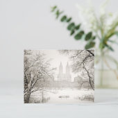 Central Park - Prachtige wintersneeuw Briefkaart (Staand voorkant)