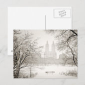 Central Park - Prachtige wintersneeuw Briefkaart (Voorkant / Achterkant)
