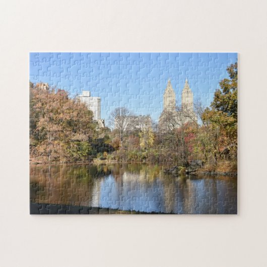 Central Park Reflection New York City Landschap Legpuzzel (Horizontaal)
