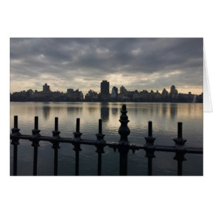 Central Park Reservoir New York City Skyline NYC