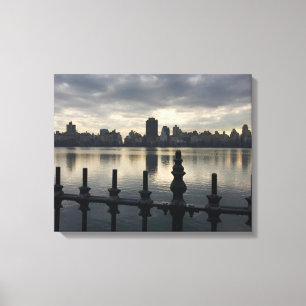 Central Park Reservoir New York City Sunrise NYC Canvas Afdruk