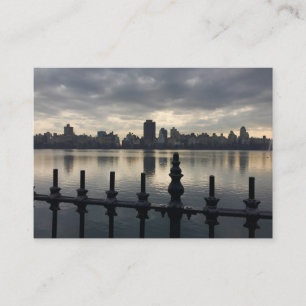 Central Park Reservoir New York City Sunrise NYC Visitekaartje