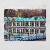 Central Park Rowboot Restaurant Boathouse Briefkaart (Voorkant)