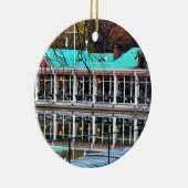 Central Park Rowboot Restaurant Boathouse Keramisch Ornament (Rechts)