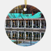 Central Park Rowboot Restaurant Boathouse Keramisch Ornament (Voorkant)
