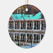 Central Park Rowboot Restaurant Boathouse Keramisch Ornament (Links)