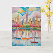 Central Park Sails Kaart (Gele Bloem)