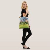 "Central Park" schilderij van Willowcatdesigns Tote Bag (Op model)