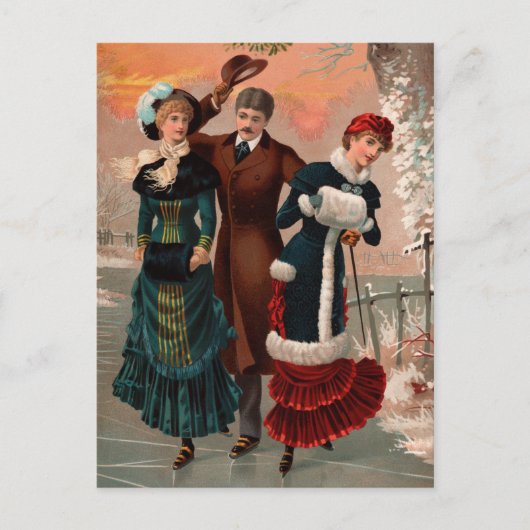 Central Park Skaters Briefkaart (Voorkant)