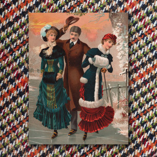 Central Park Skaters Briefkaart