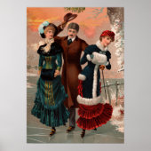 Central Park Skaters Poster (Voorkant)