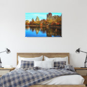 Central Park Skyline in de herfst Canvas Afdruk (Insitu (Slaapkamer))