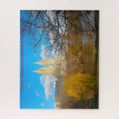 Central Park Skyline New York.kerstgroetings Legpuzzel (Verticaal)