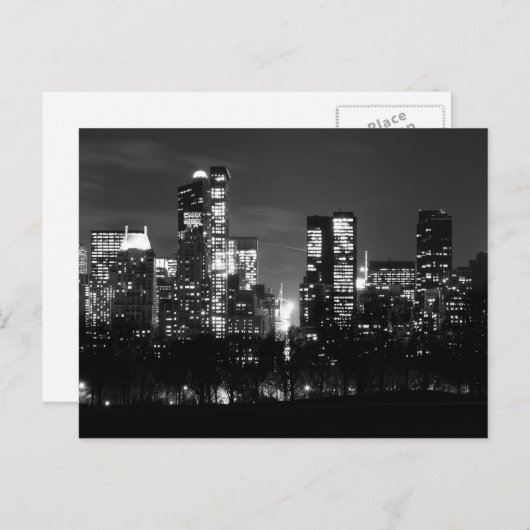 Central Park South Briefkaart (Voorkant / Achterkant)