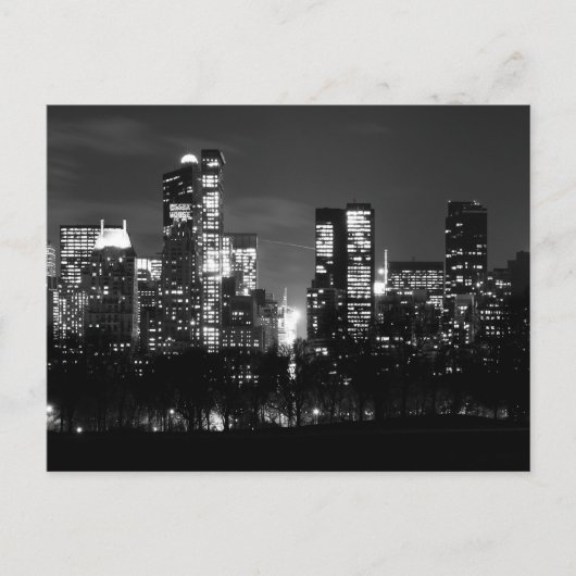 Central Park South Briefkaart (Voorkant)