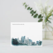 "Central Park South" New York City Briefkaart (Staand voorkant)