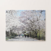 Central Park Spring Cherry Blossom New York NYC Legpuzzel (Horizontaal)