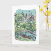 Central Park | Stad van New York, NY Kaart (Gele Bloem)