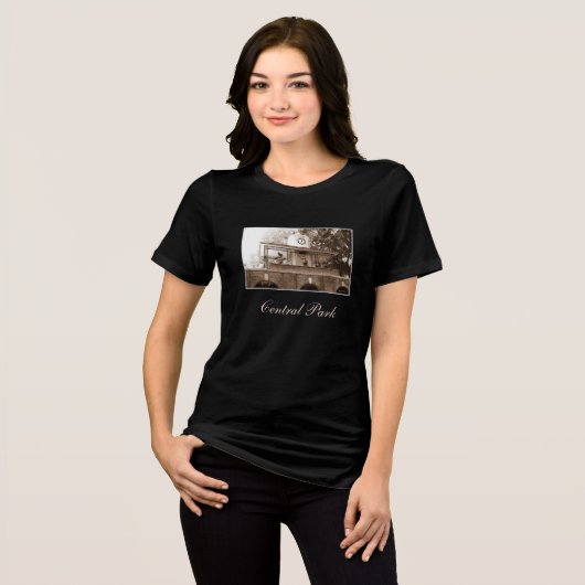 Central Park T-shirt voor dames (Voorkant volledig)