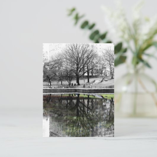 Central Park Tree Briefkaart (Staand voorkant)