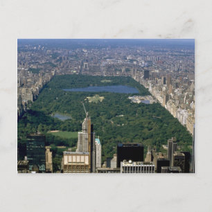Central Park uit het zuiden, New York City, Vereni Briefkaart