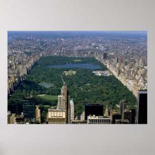 Central Park uit het zuiden, New York City, Vereni Poster