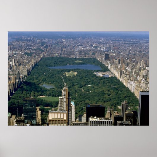 Central Park uit het zuiden, New York City, Vereni Poster (Voorkant)