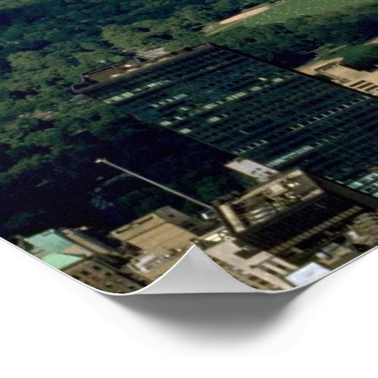 Central Park uit het zuiden, New York City, Vereni Poster (Hoek)