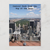 Central Park Uitzicht Briefkaart (Voorkant)