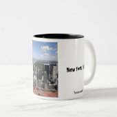 Central Park Uitzicht Tweekleurige Koffiemok (Voorkant rechts)