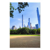 Central Park View – New York City Skyline Photogra Foto Afdruk (Voorkant)
