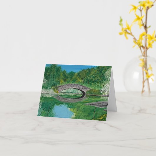 Central Park wenskaart Kaart (Gele Bloem)