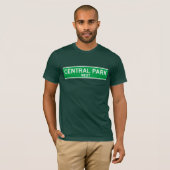 Central Park West, New York Street Sign T-shirt (Voorkant volledig)