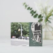 Central Park West NYC Boxing Flyer Briefkaart (Staand voorkant)