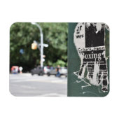 Central Park West NYC Boxing Flyer Magneet (Horizontaal)