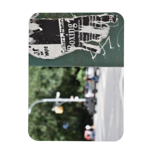 Central Park West NYC Boxing Flyer Magneet (Verticaal)
