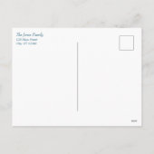 Central Park, winter. De skatvijver. New York Feestdagenkaart (Achterkant)