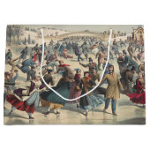 Central Park, winter. De skatvijver. New York Groot Cadeauzakje (Voorkant)