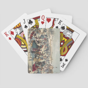 Central Park, winter. De skatvijver. New York Pokerkaarten