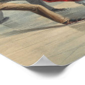 Central Park, winter. De skatvijver. New York Poster (Hoek)