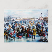 Central Park Winter Postcard Briefkaart (Voorkant)