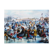 Central Park Winter Postcard