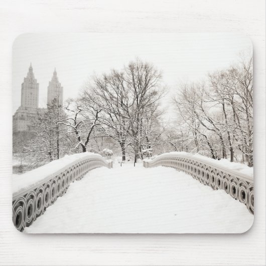 Central Park Winter Romance - Bodembrug Muismat (Voorkant)