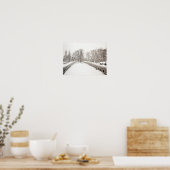 Central Park Winter Romance - Bodembrug Poster (Keuken)