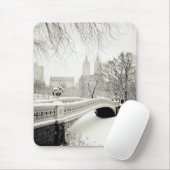 Central Park Winter - Sneeuwbrug Muismat (Met muis)