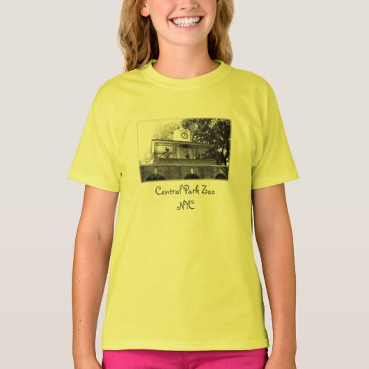 Central Park Zoo Kinderen T-Shirt (Voorkant)