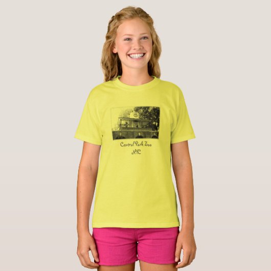 Central Park Zoo Kinderen T-Shirt (Voorkant volledig)