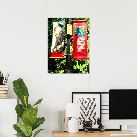 Central Park Zoo Poster (Thuiskantoor)